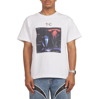 Lightning Hierachy Tee | White