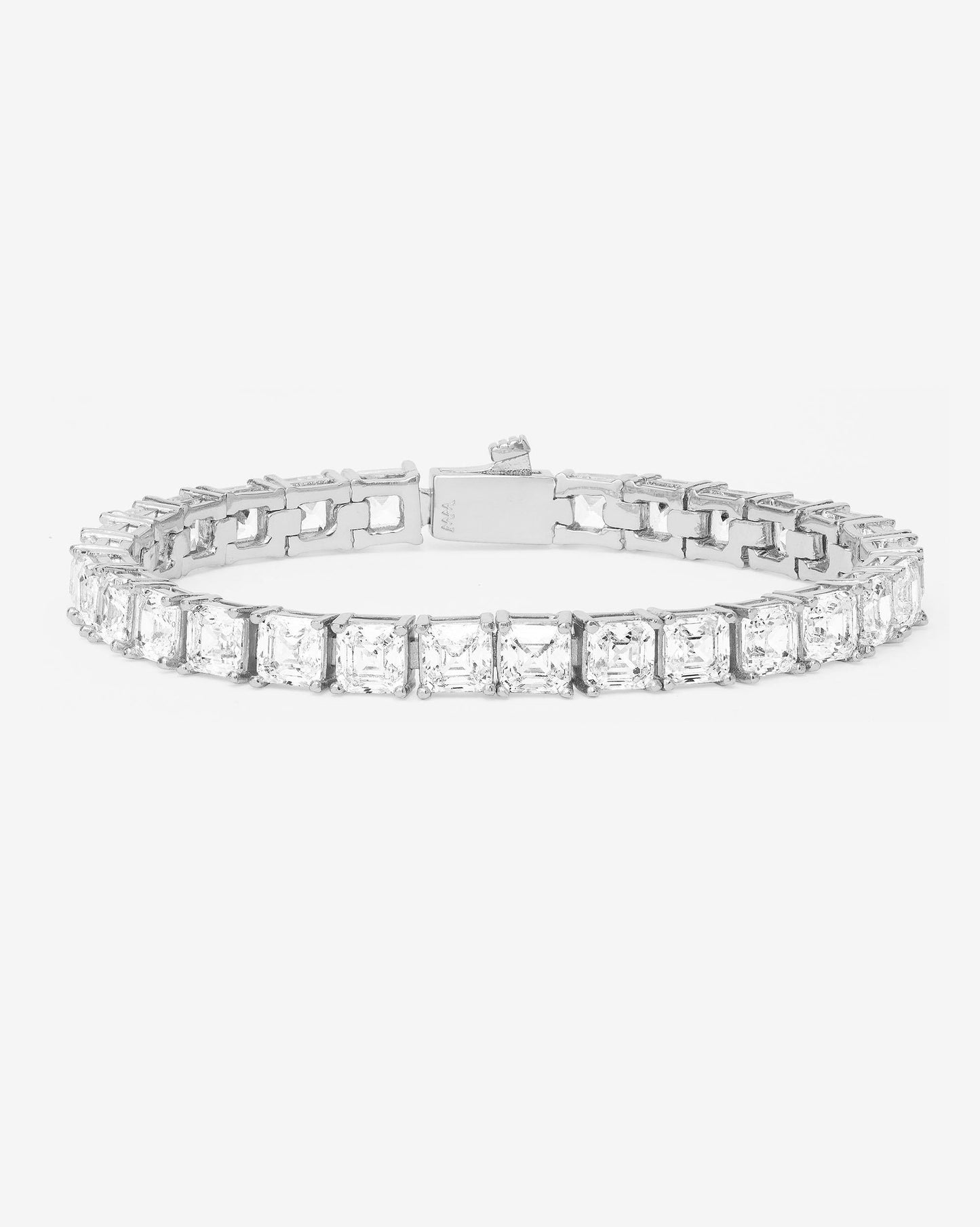 The Queen's Tennis Bracelet 5mm - Silver|White Diamondettes