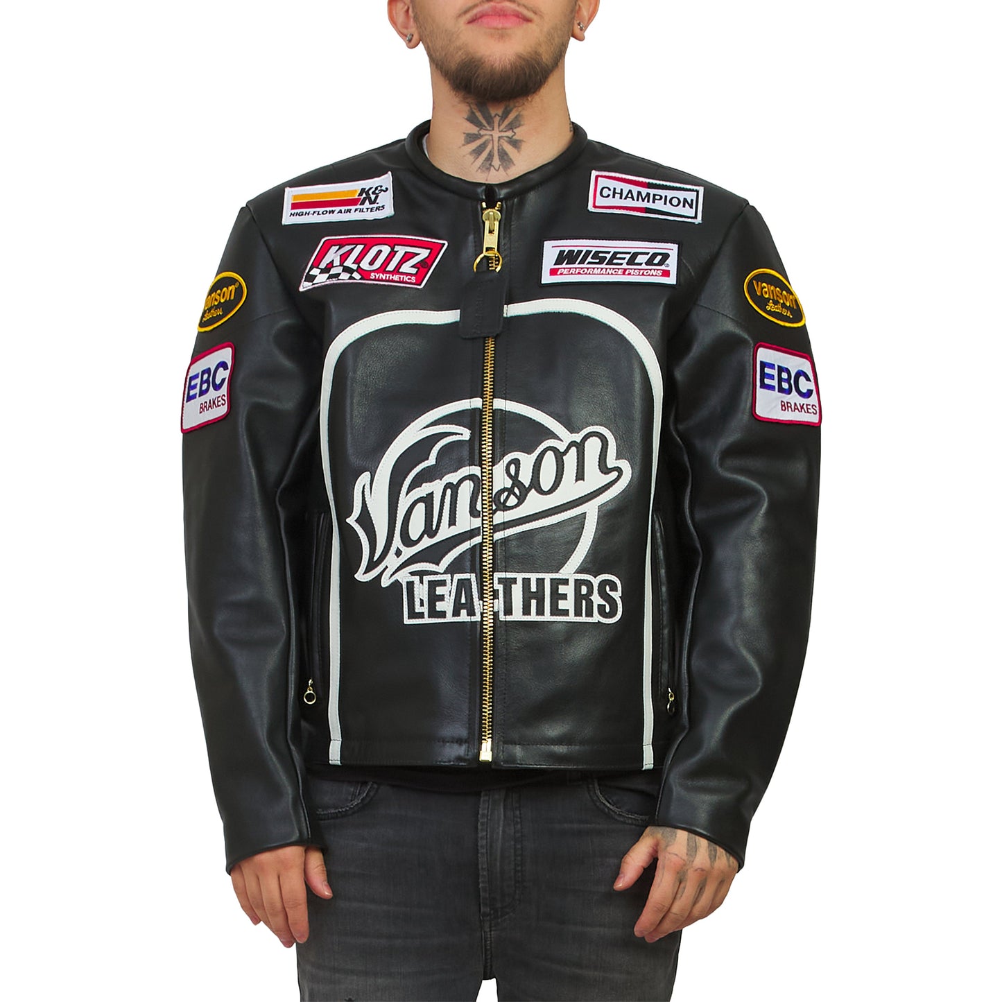 Bart Speedway Jacket | Black/White