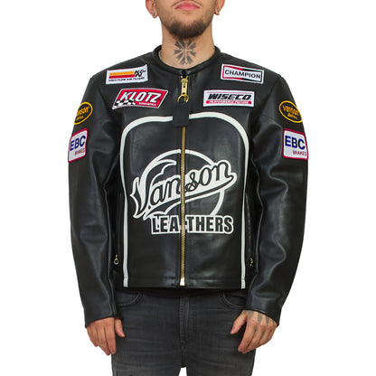 Bart Speedway Jacket | Black/White