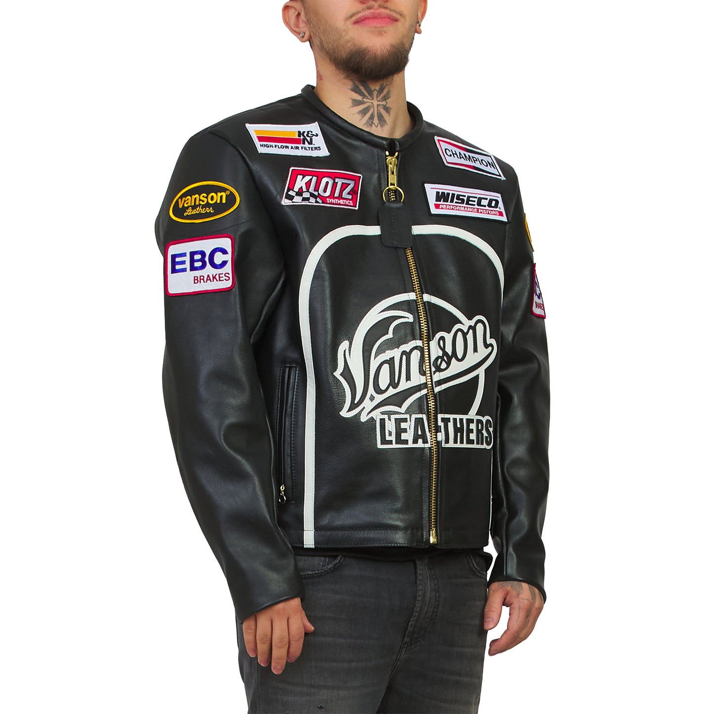 Bart Speedway Jacket | Black/White