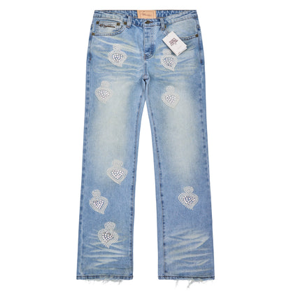 Diamond Denim | Light Blue Wash/Clear