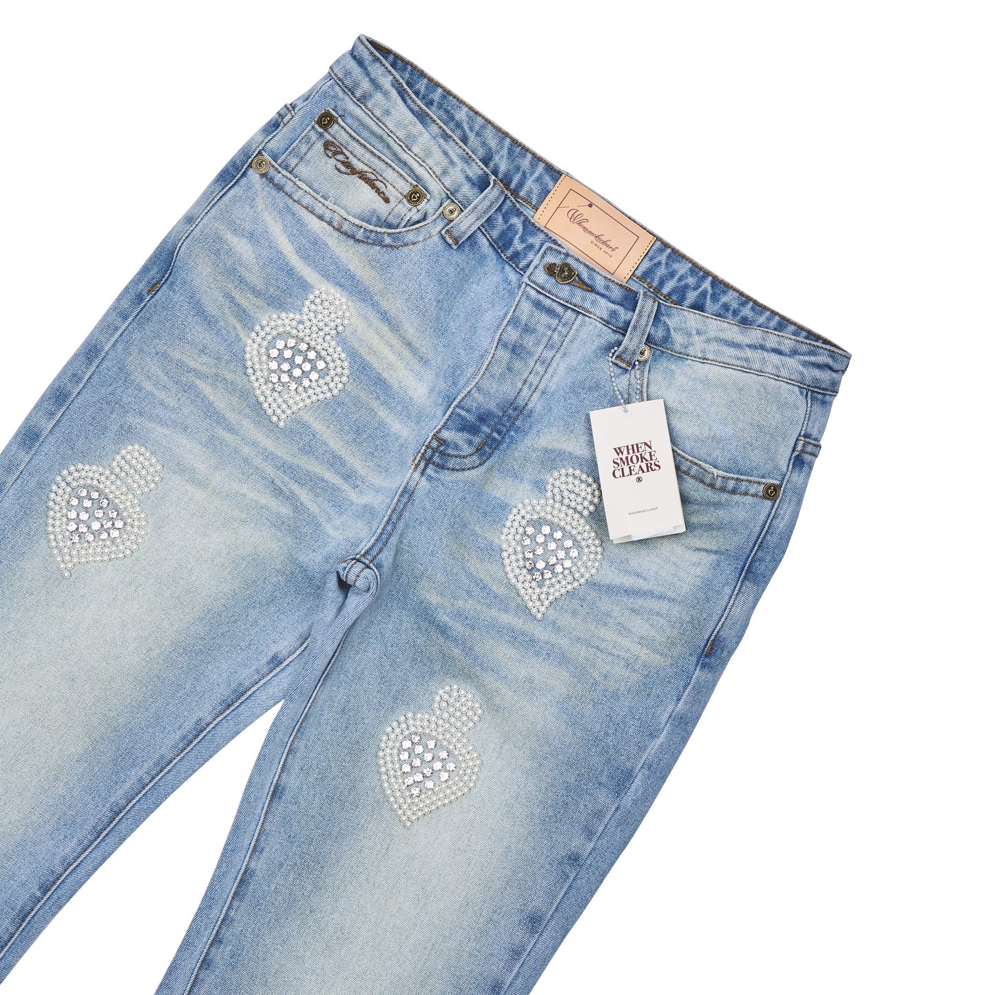 Diamond Denim | Light Blue Wash/Clear