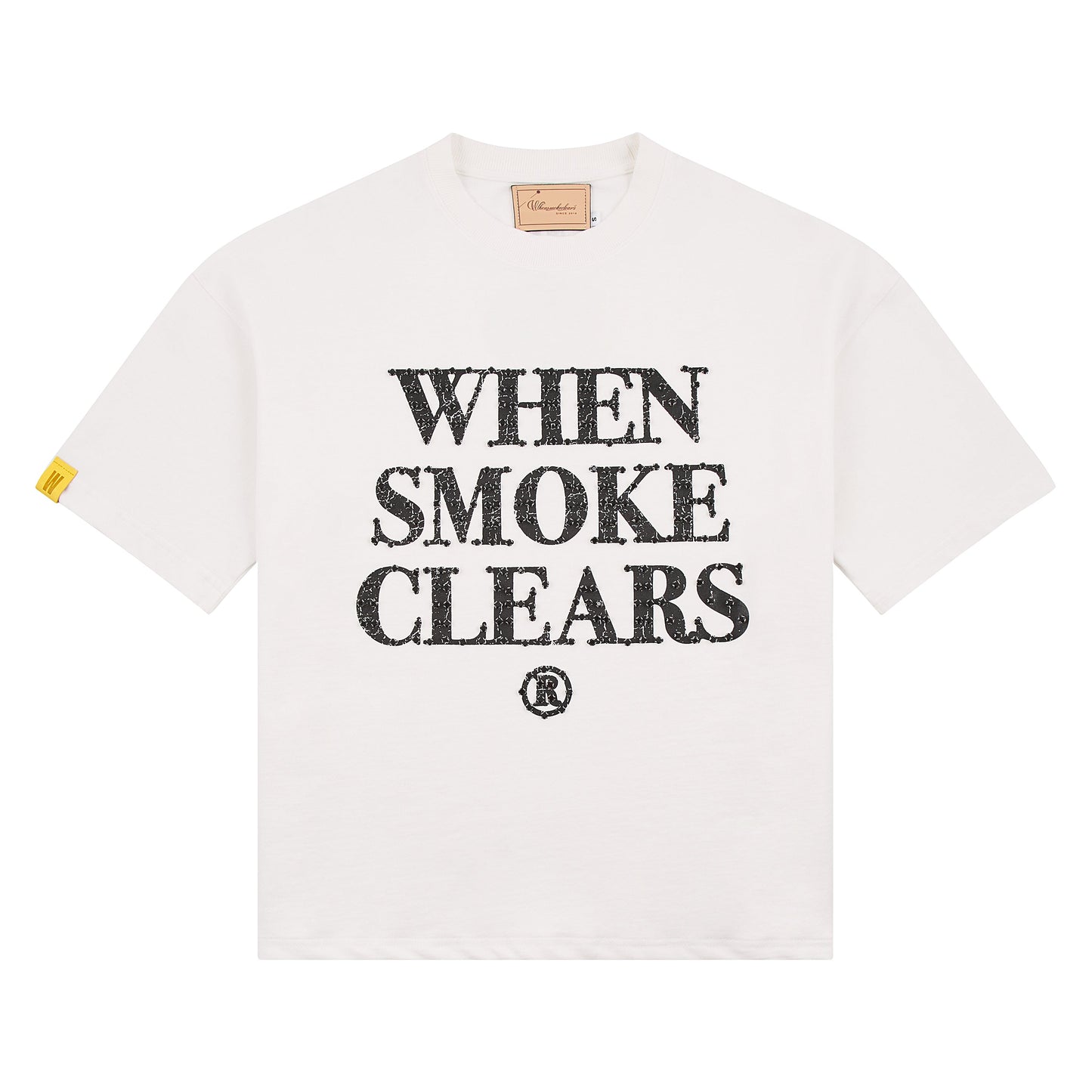 Diamond Tee | Bone White/Black