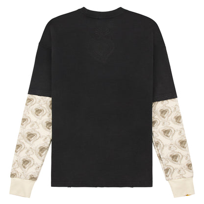 Diamond Thermal L/S Tee | Black/Bone