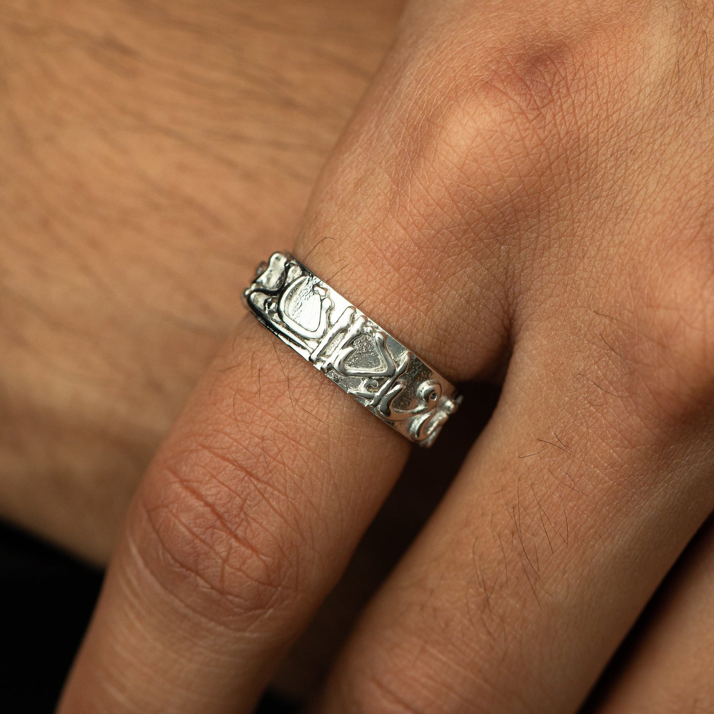 "Walk to me and I'll run to you" Ring | Men