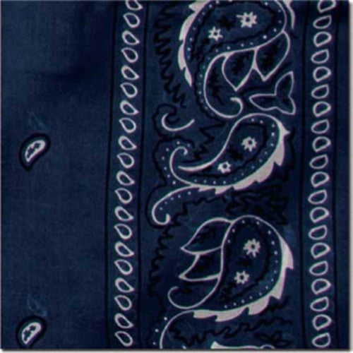 20" Bandana Silk Wild Rag - Navy