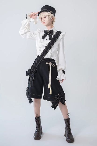 Black Galaxy Ouji Fashion Vintage Lolita Shorts