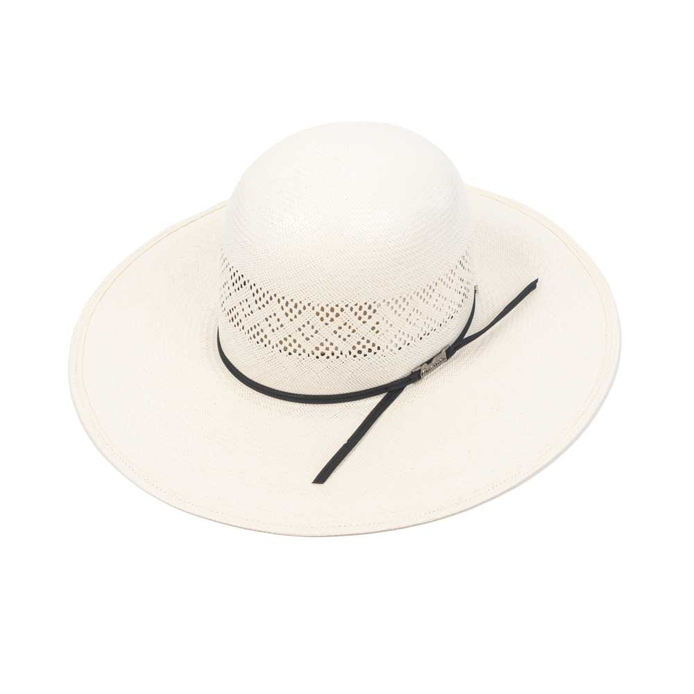 American Fancy Vent 4 1/2" Brim Open Crown Straw Hat