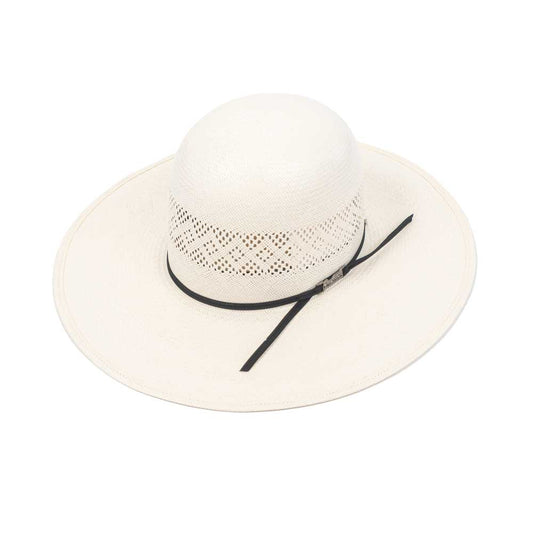 American Fancy Vent 4 1/2" Brim Open Crown Straw Hat