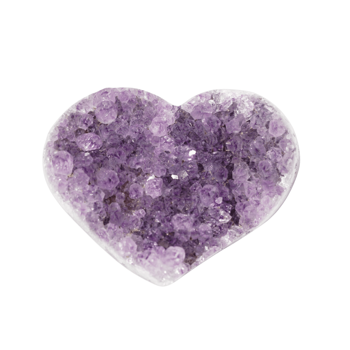 Amethyst Geode Heart