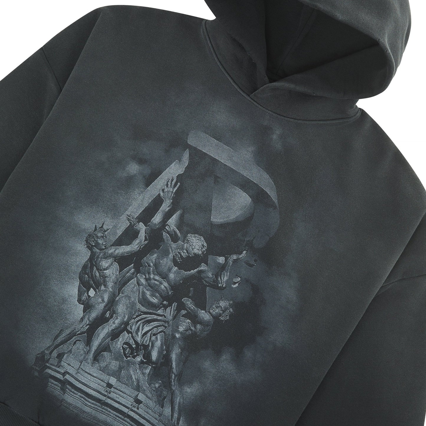 Atlas Hoodie | Stained Black