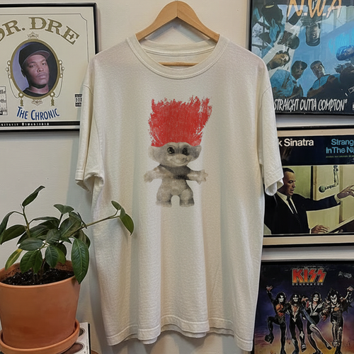 Rare Troll Doll Washed White Tee