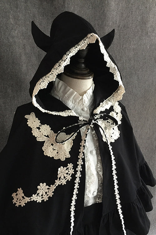 Black Devil Gothic Lolita Suspender Skirt