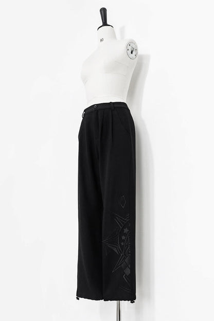 Black Princess Chronicles The Stars Change in Positions Embroidered Ouji Lolita Trousers
