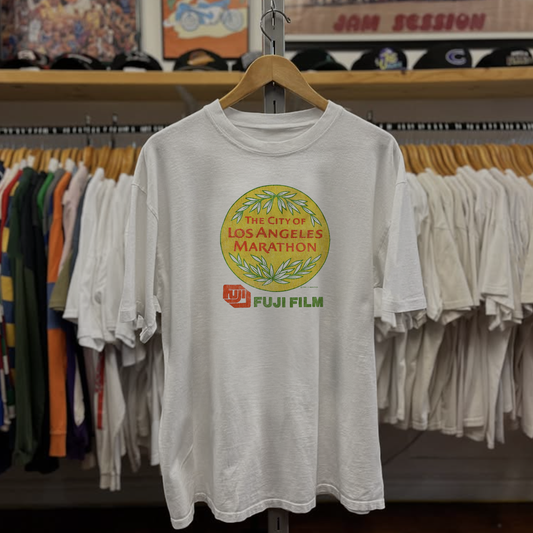 1990 Los Angeles Marathon Washed White Tee