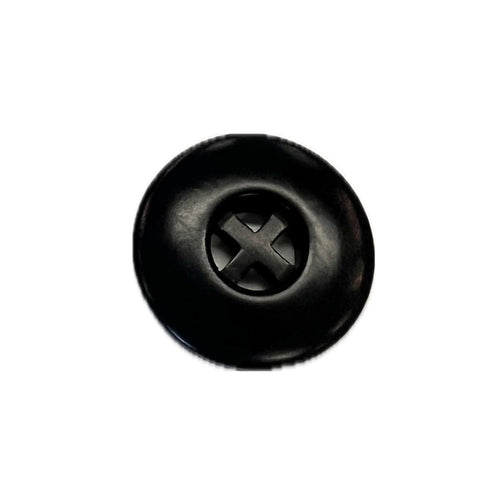 Black Center Cross Corozo-20mm