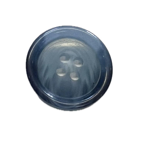 Blue Faux Horn-20mm