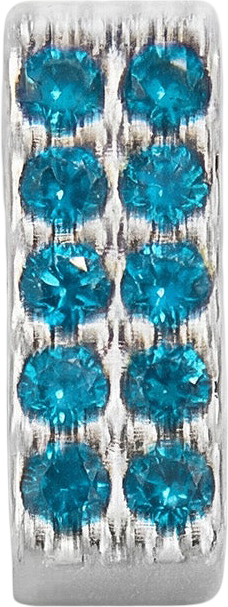 Slider Block Birthstone Charm
