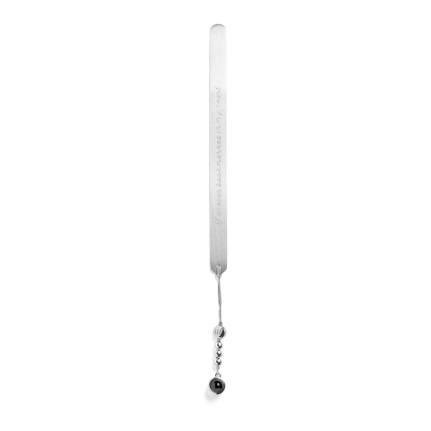 Engravable Circle Photo Bookmark