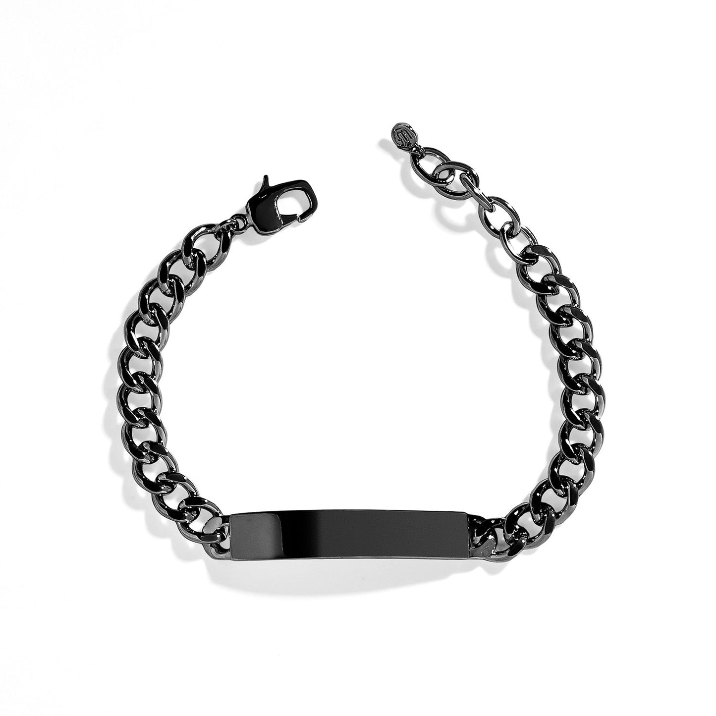 Engravable Curb Chain ID Bracelet