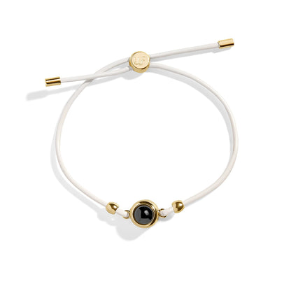 Personalized Leather Slider Photo Bracelet