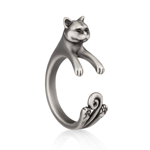 British Shorthair Wrap Ring