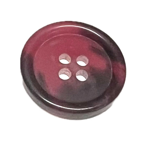 Burgundy Faux Horn-20mm