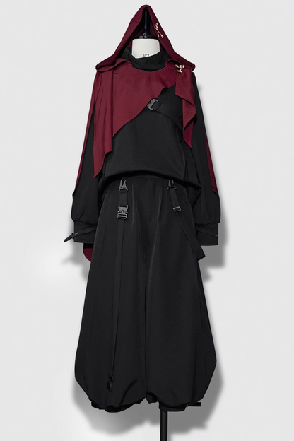 Black Functional Rabbit Cool and Handsome Ouji Lolita Set