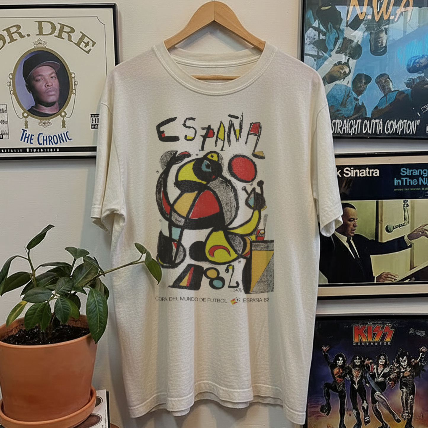 82 Spain World Cup España Washed White Tee