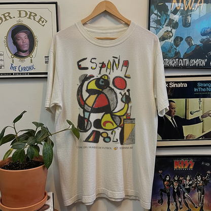 82 Spain World Cup España Washed White Tee