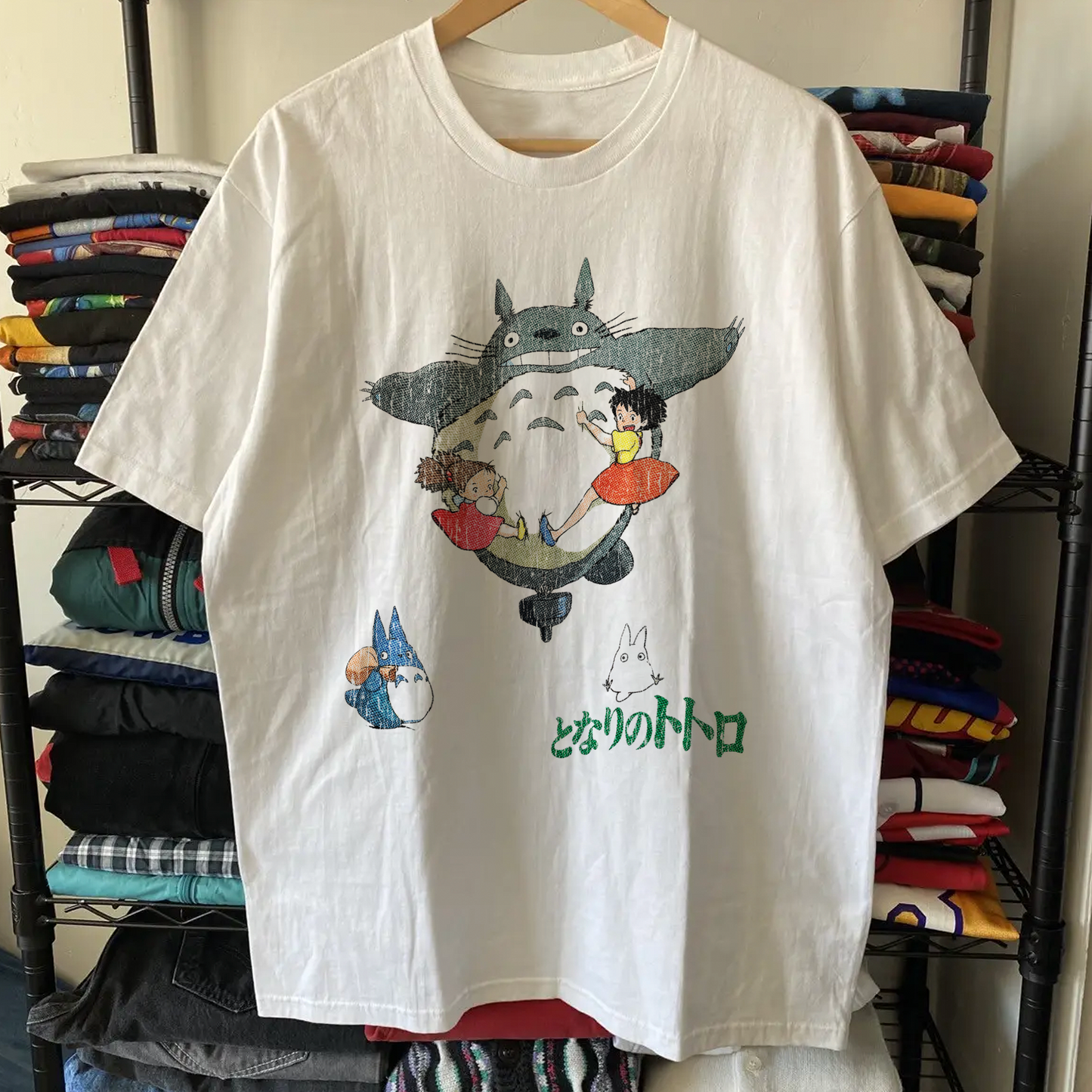 My Neighbor Totoro Washed White Tee