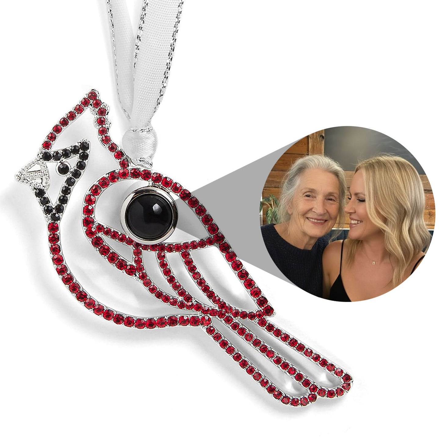 Personalized Cardinal Photo Ornament