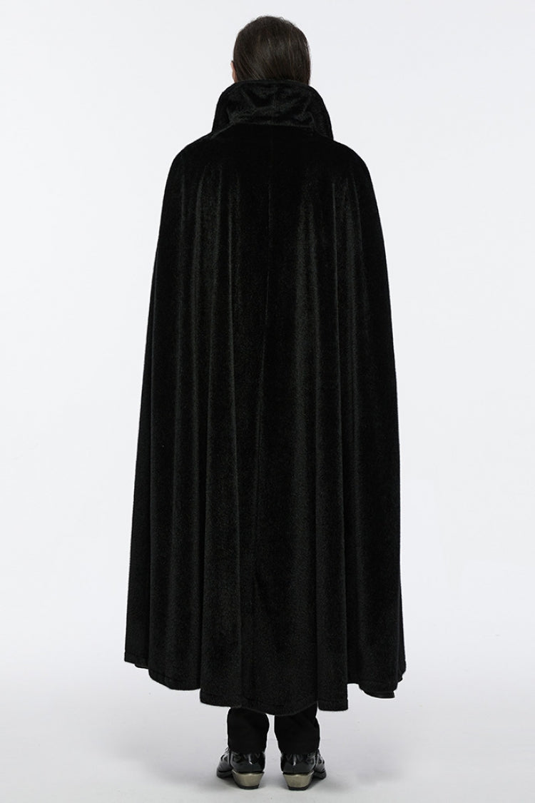 Black Men's Strap Bat Gothic Coat Cloak