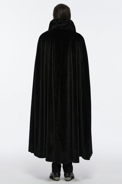 Black Men's Strap Bat Gothic Coat Cloak