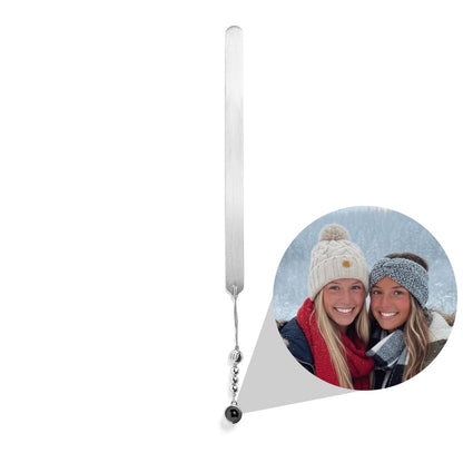 Engravable Circle Photo Bookmark