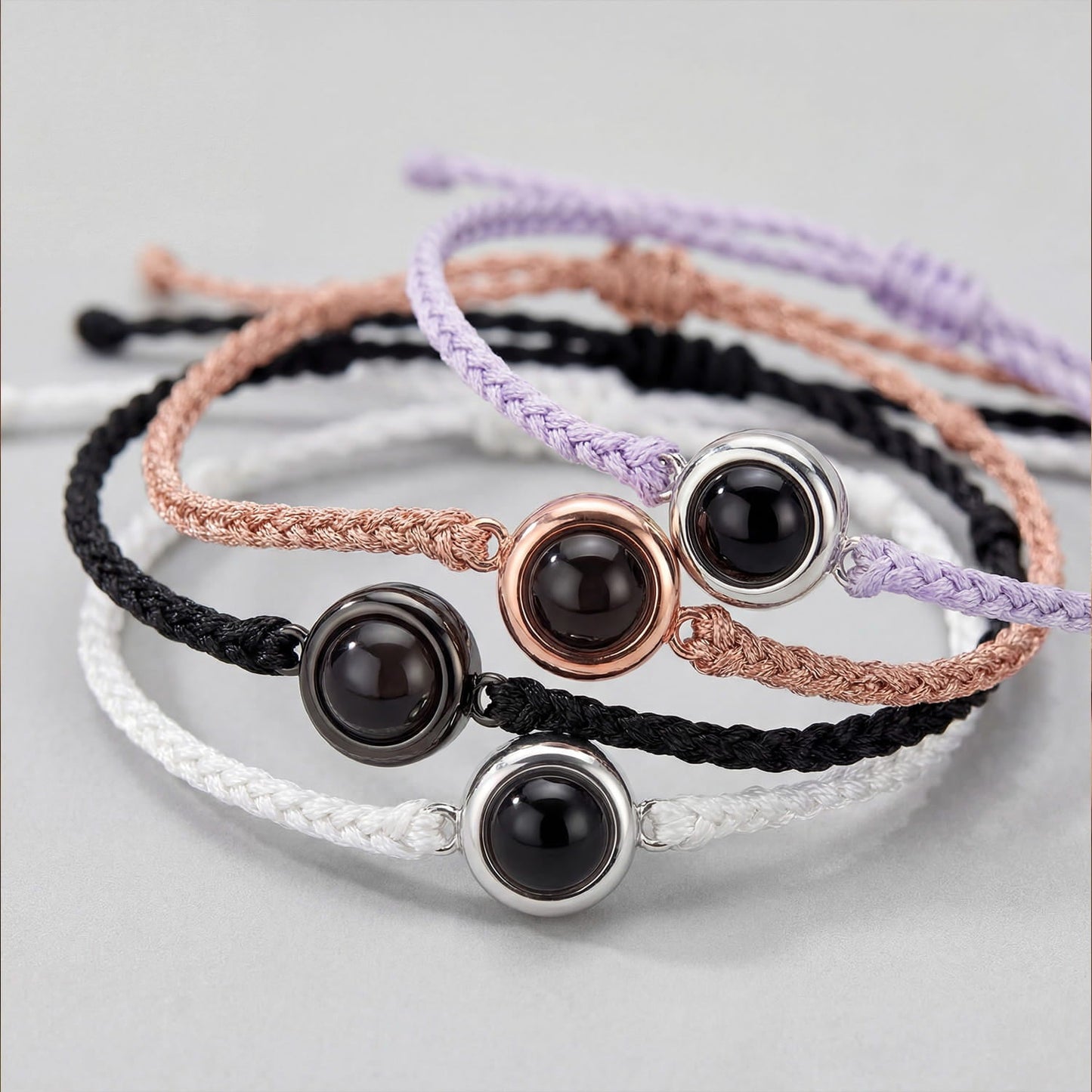 Personalized Circle Photo Bracelet