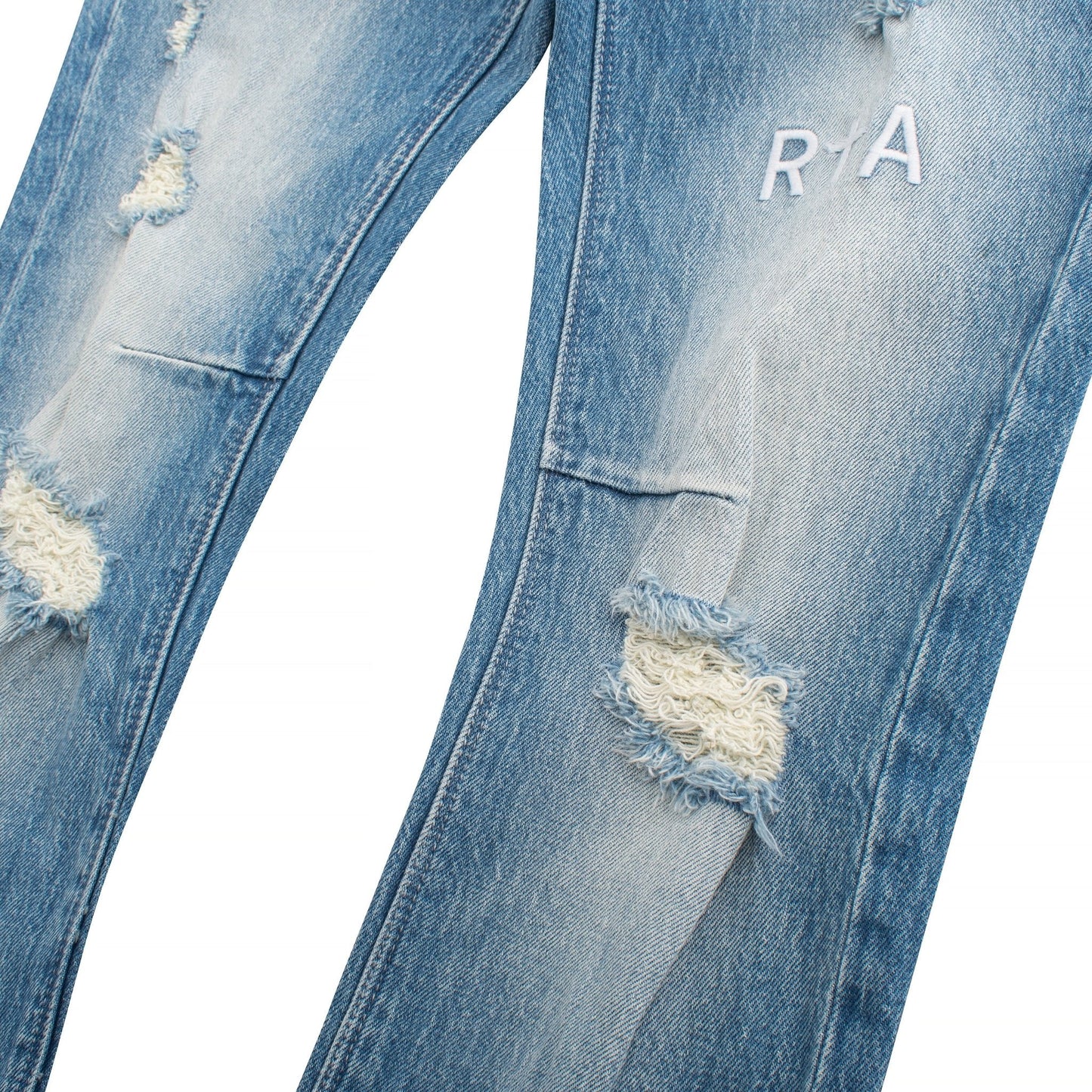 Clayton Ripped Medium Blue Denim