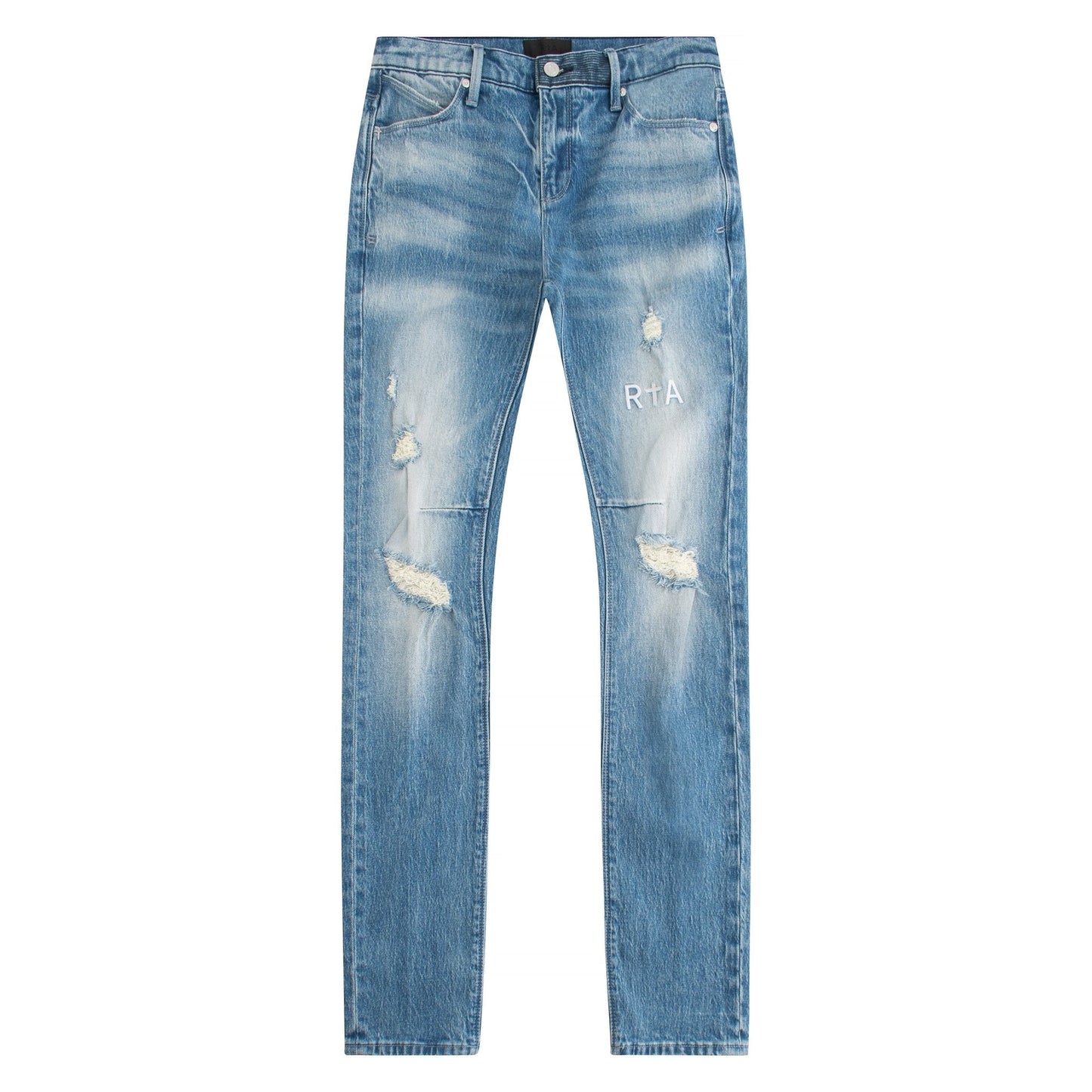 Clayton Ripped Medium Blue Denim