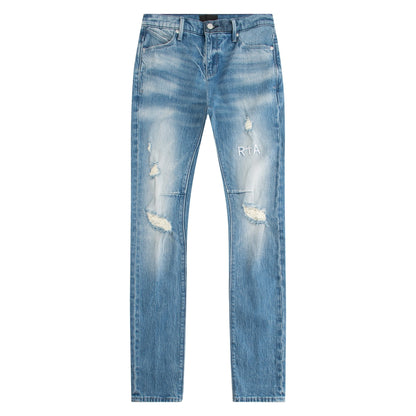 Clayton Ripped Medium Blue Denim