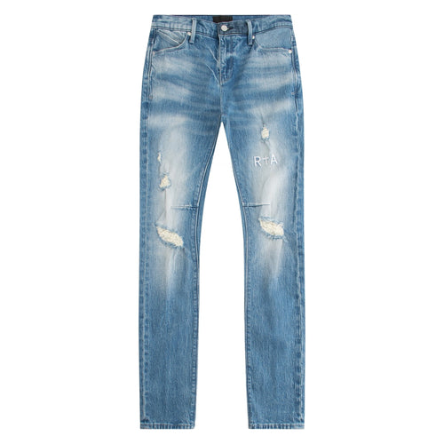 Clayton Ripped Medium Blue Denim