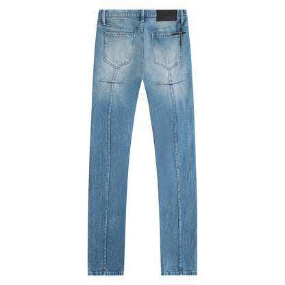 Clayton Ripped Medium Blue Denim