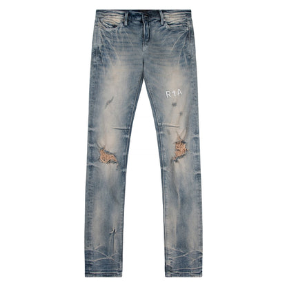 Clayton Worn Out Blue Denim