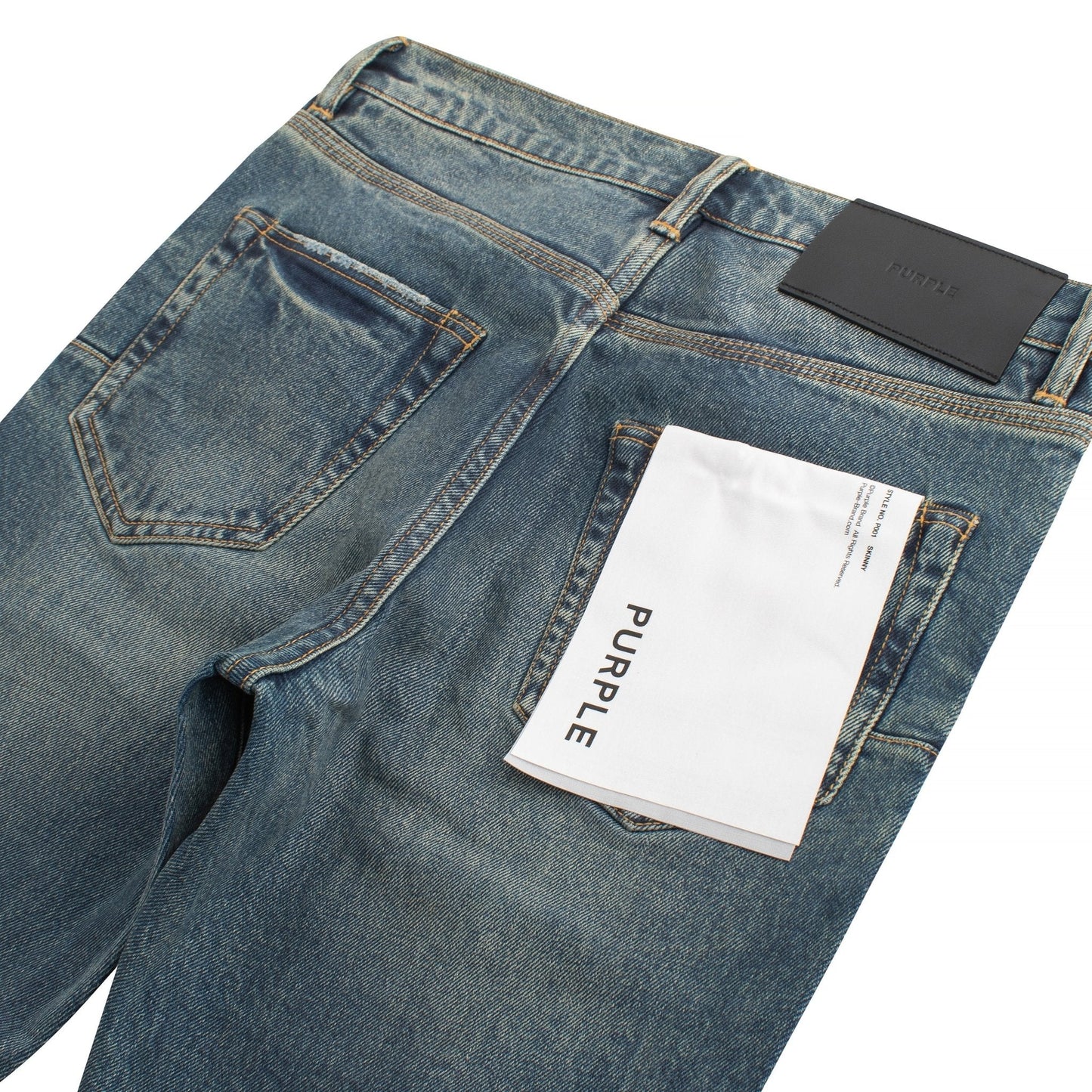 Coated Dark Tempest Denim