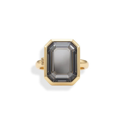 Personalized Cocktail Locket Ring