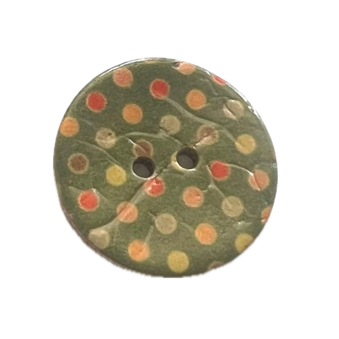 Coco Dot Green-23mm