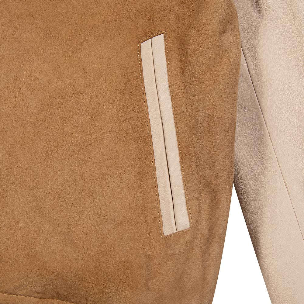 Colour-Block Bomber Jacket