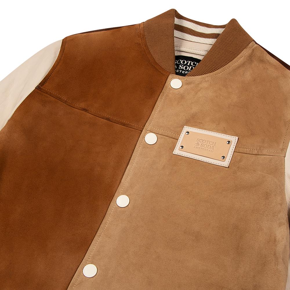 Colour-Block Bomber Jacket