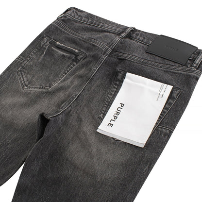 Crackle Coated Denim | Black