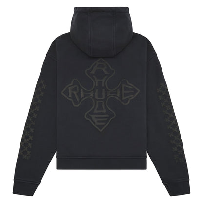 Cross Logo Hoodie | Vintage Black
